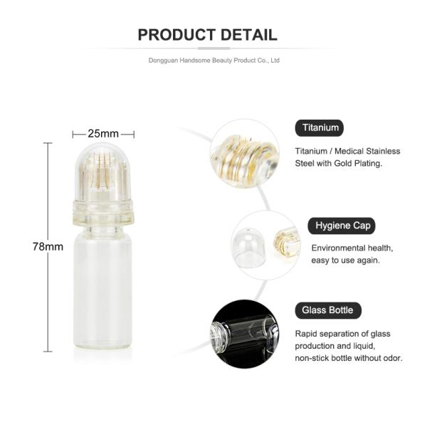 Whitening Micro Needle Derma Rolling Stamp System for Hydrating and Rejuvenating Skin