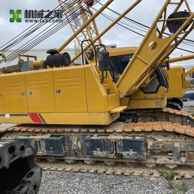 Guindastes de lagartas usados ​​XCMG XGC75 Guindastes de lagartas de segunda mão de 75 toneladas MOY 2018