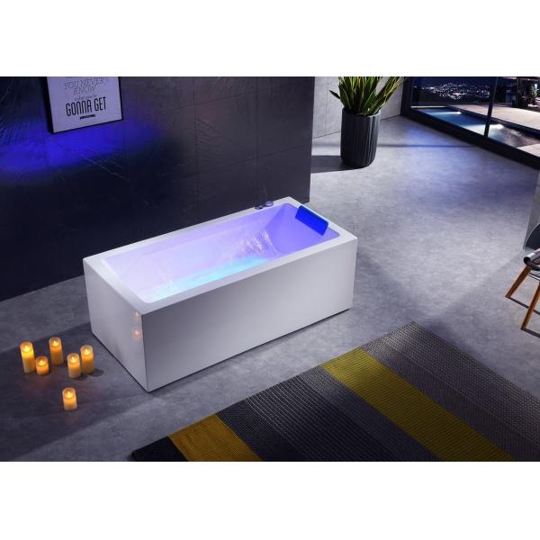 Hottub With Double Waterfall Massage Bathtub