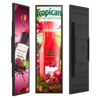 Panel LCD ultra ancho de la barra del estiramiento de la pantalla táctil del indicador digital del borde de estante