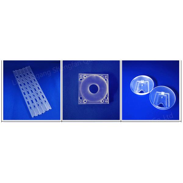 Химическое листовое стекл кварца, сплавленные смолотые стеклянные пластинки отполировало теплостойкое