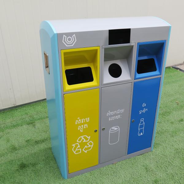 Горячие популярные ненужные декоративные цены контейнеров корзины отхода классификации отброса цветов повторно используя ящиков