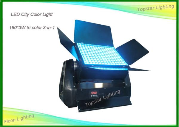 180 X 3w Outdoor Search Lights , 3 In 1 RGB Tri Color Led Wall Washer Aluminum Alloy Shell