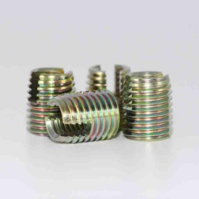 302 Series Self Tapping Helicoil Zinc Coat Free Running Insert
