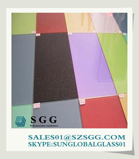Silk screen glass factory