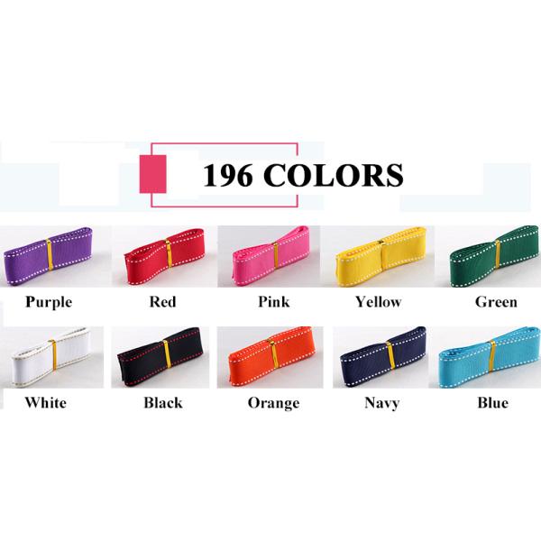 Double Face 1 Inch Grosgrain Ribbon 100% Polyester Perfect for Handmade Crafts