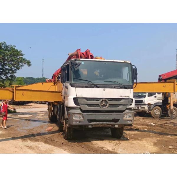 Proceso de mecanizado hidráulico de segunda mano Bomba de hormigón Schwing Putzmeister 49m en Benz