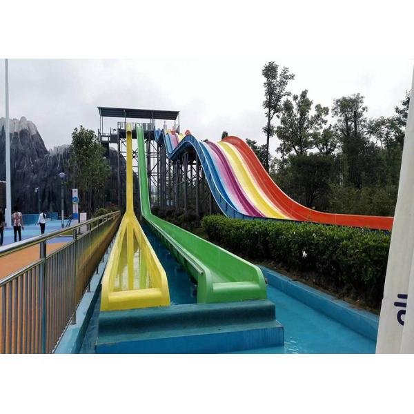 Падение Мулти трубки водных горок стеклоткани майны переменной спиральной свободное в скольжение