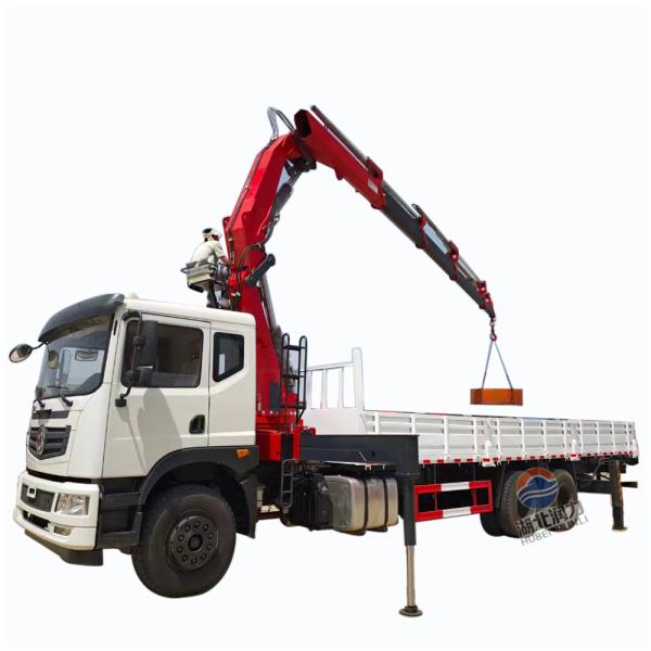 Factory Direct Sales   10 Tons  Truck-mounted Crane     Lorry Loading  Crane      Folding Crane