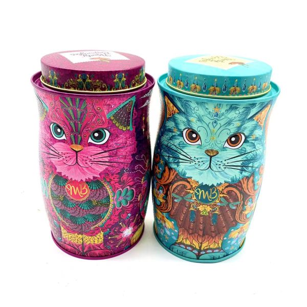 Custom Printing 500g Pet Food Packaging Tin Can Empty Coffee Bean Milk Powder Round Storage Tin Cans