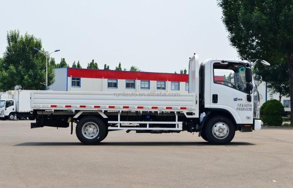 China Factory Small Delivery Truck 4X2 Mini Diesel ISUZU  Single Row 3Ton Light Duty Cargo Truck