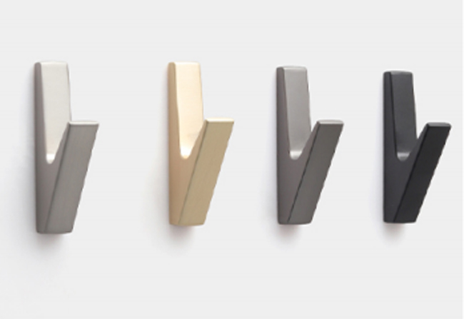 Modern Y-shaped Simple Solid Zinc Alloy Coat Hook Key Hook Double Hook Door Hat Rack Bedroom Bathroom Wardrobe Furniture