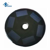 Módulo solar 0.28W 3V do picovolt do silicone ZW-R70 de pouco peso em volta do painel solar de resina de cola Epoxy da forma