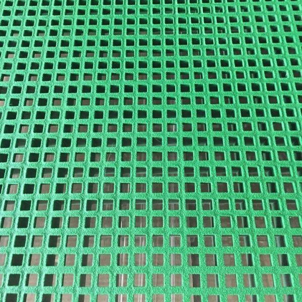 High Strength Molded Fiberglass Grating 38x38mm Insulated GRP Frp Grating for Marine