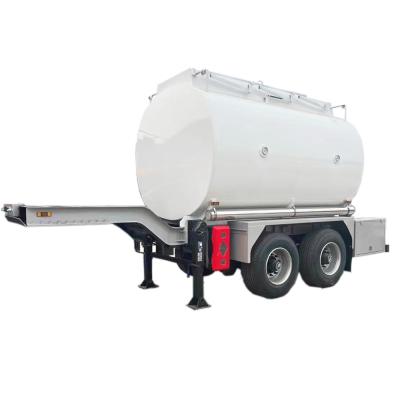 Carbon Steel 245 Chemical Liquid Tank Semi Trailer With 2 Axles 5000L Fuel Tank Trailer