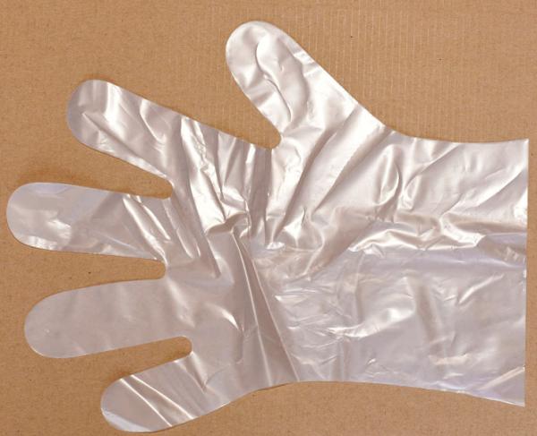 PE Disposable Hand Poly Gloves for Household Cleaning