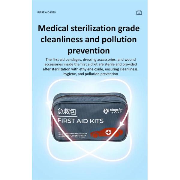 Home Backpack Safety Kits Plastic First Aid Kit with Shelf Life 3 Years Stock Yes