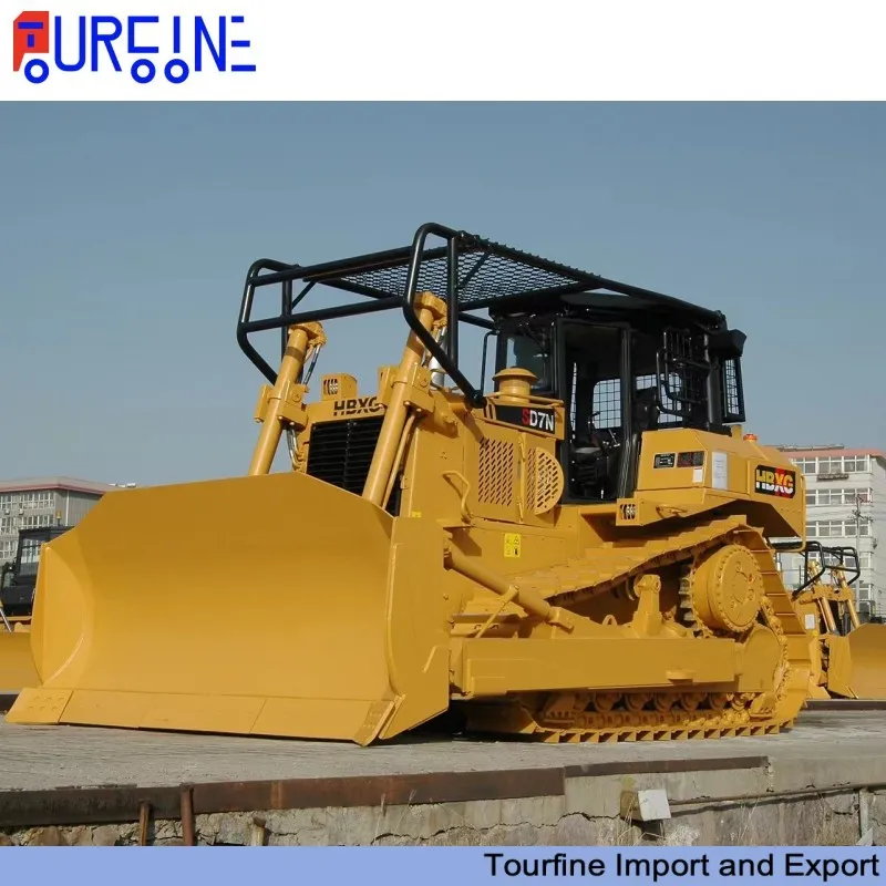 230 HP HBXG SD7N Bulldozer Construction Equipment With Ripper And ROPS Cabin