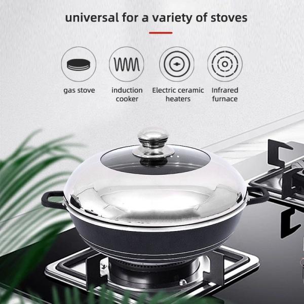 Multifunction 23 Pcs Medical Stone Non Stick Pot Set Cookware Set Aluminum Cooking Pot Set