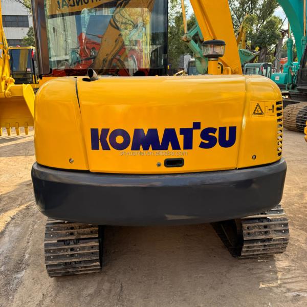 Excavateur Komatsu PC56 de 5 tonnes d'occasion Systèmes d'économie de carburant Systèmes de travail Couleur originale