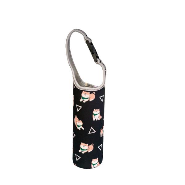 Anti Slip Water Bottle Accessories Neoprene Bottle Cover Sleeve With Carry Strap