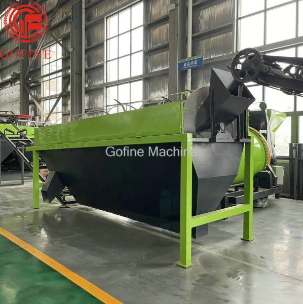 Sand Portable Compact Trommel Screener Fertilizer Rotary Trommel Screen