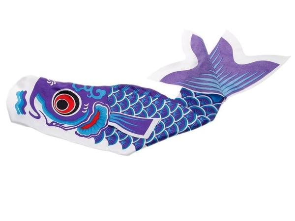 Fish Shaped Personalized Advertising Flags , Eco - Friendly Japanese Carp Flag