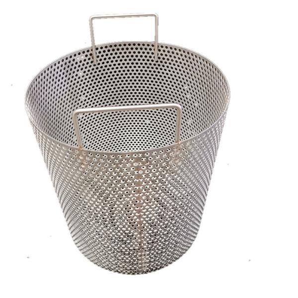 Stainless Steel Perforated Filter Tube with Handle 30mm-600mm