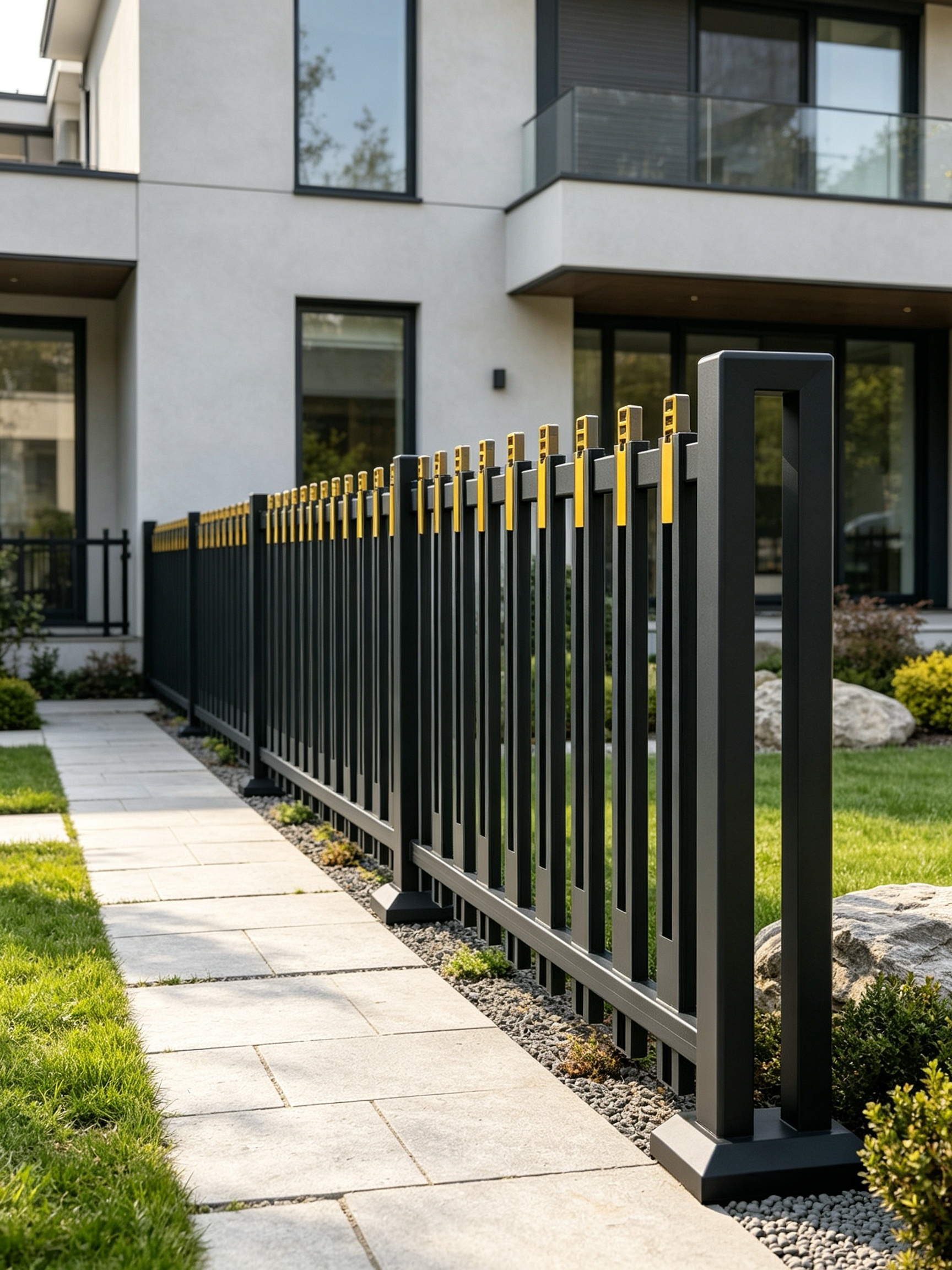 Custom Outdoor Anti-Rust Aluminum Fencing - Luxury Decorative Villa Railing for Garden Boundaries