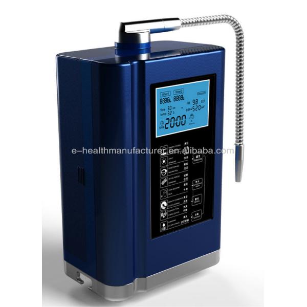 Ionizador de agua alcalina EHM con 5 placas de titanio y platino