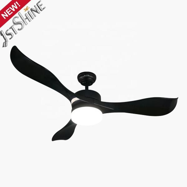 Economia de energia 1stshine ABS preto lâmpadas Ventiladores de teto com luzes LED e controle remoto 2-