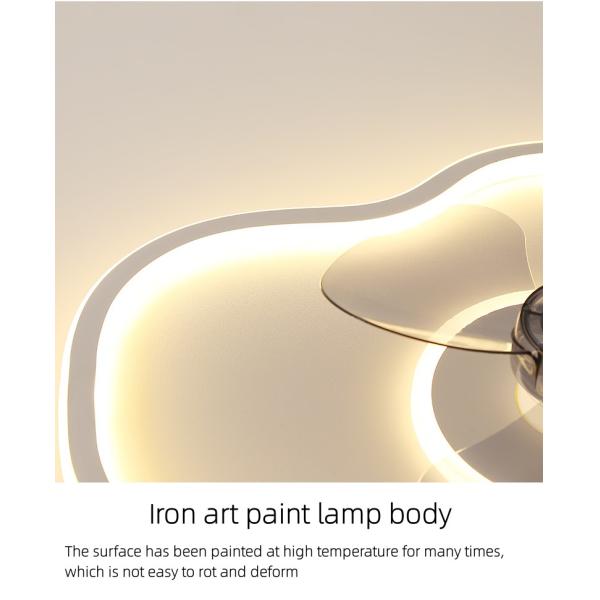 Свет вентилятора спальни комнаты прожития ресторана света потолочного вентилятора облака ультратонкий тихий