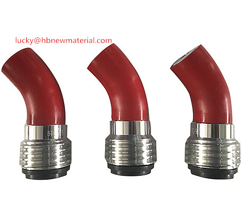 Гнуть взрывая тип BBC сопл для некоторых углов внутри задняя часть и трубопровод фланца