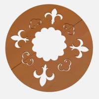 Métal extérieur Corten acier Arbre grille chemin de jardin Arbre grilles pour protéger