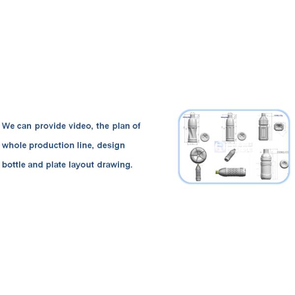 5L Plastic Bottle Blowing Machine SUS 304 / 316 Material One Year Warranty