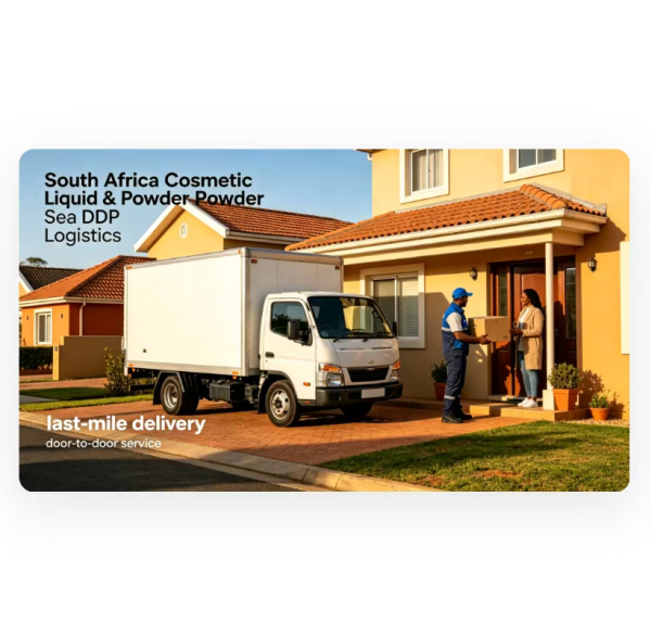 South Africa Cosmetic Liquid / Powder DDP Sea Freight Logistics Service