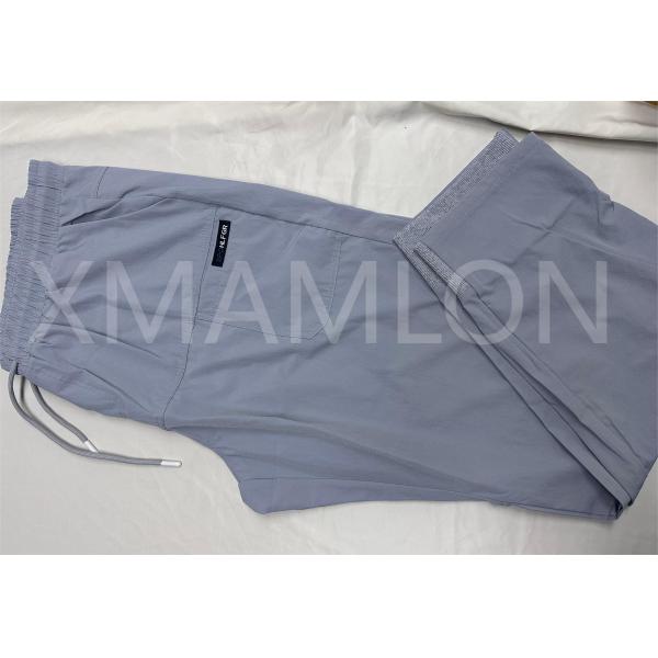Flat Front Style Mens Cargo Pants InStock with Custom Buttons Loose Fitness Joggers