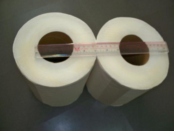 Eco Friendly Recycled Pulp Central Feed Paper Towels Roll 40gsm 1 Ply