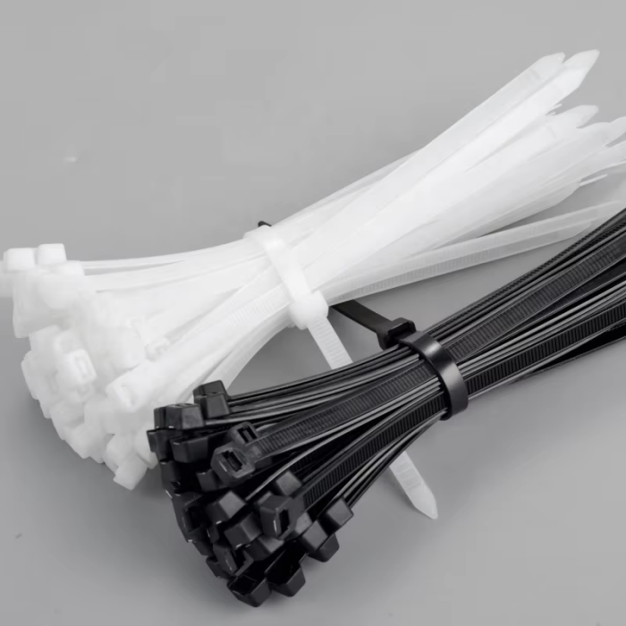 Nylon Cable Ties 100mm 150mm 200mm 250mm 300mm Black White Self Locking Cable Wire Zip Ties