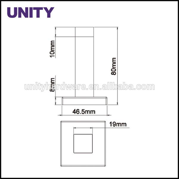 Stainless Steel Flush Bolt Door Accessories for Fire Door Easy Installation Different Length Option