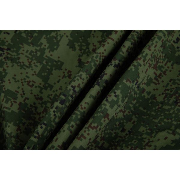 Windproof Fleece Lined Tactical Softshell Jacket with Adjustable Hood and Digital Camo