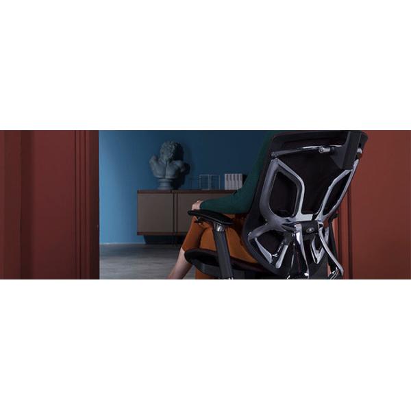 Big Tilting Angle Back Support Chair Sync Sliding Structure Design Mesh Office Chairs