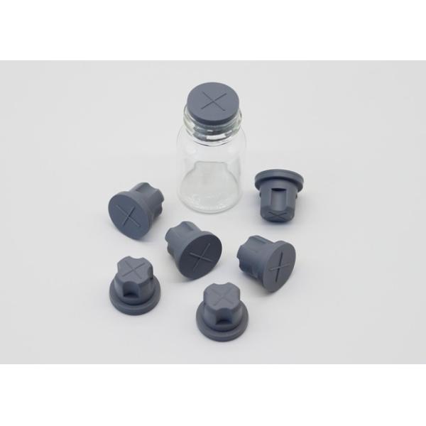 Серые фармацевтические резиновые затворы 15-Д4 с идеальной закрепленностью воздуха