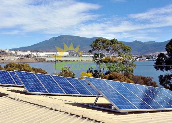 Fixing Aluminum Alloy 5 Rows Metal Roof Solar Mount 60m/S