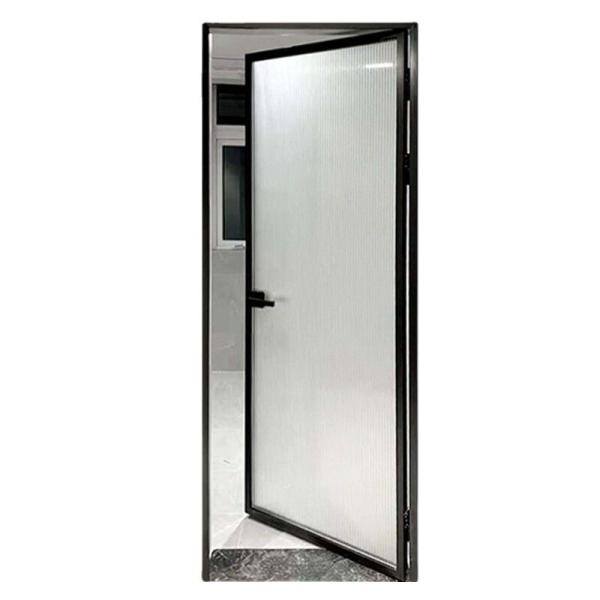 Finished Aluminum Double Glazed Casement Doors For Commercial Buildings And Offices
