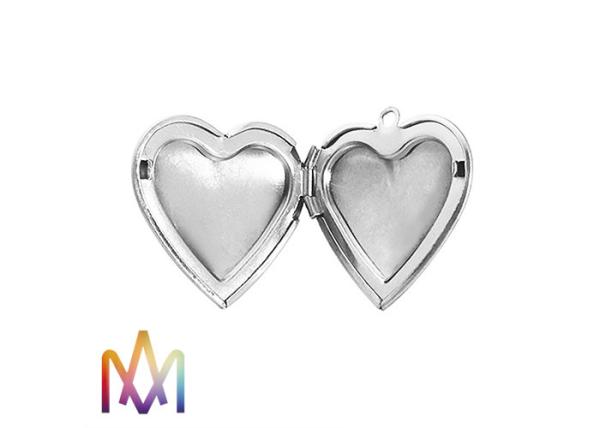 SUS304 Heart Picture Frame Charm