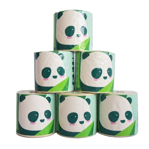 Tree Free High Quality Wholesale Toilet Paper Shine Feel Toilet Roll Silk Soft Toilet Tissue in Bulk