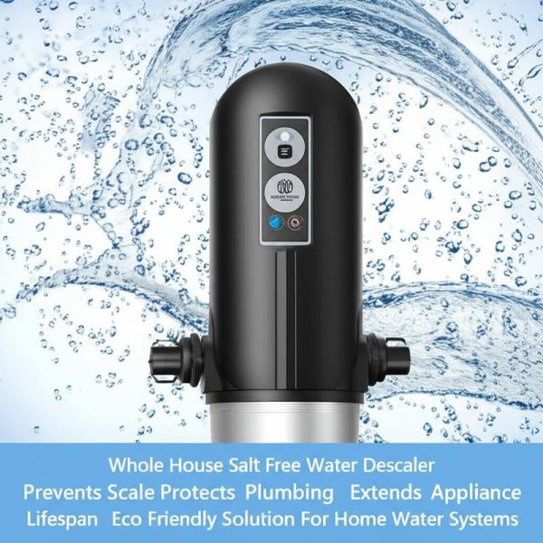 3/4 Inch Thread Whole House Water Descaler No Electricity Maintenance Free Salt Free Water Conditioner