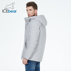 Front Back Two Face Coat Dark Light Color Collided Down Coat Mens Business Leisure Style