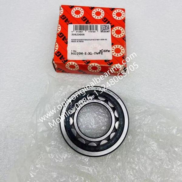 100% Original FAG  Germany Cylindrical Roller Bearings NU206-E-XL-TVP2
